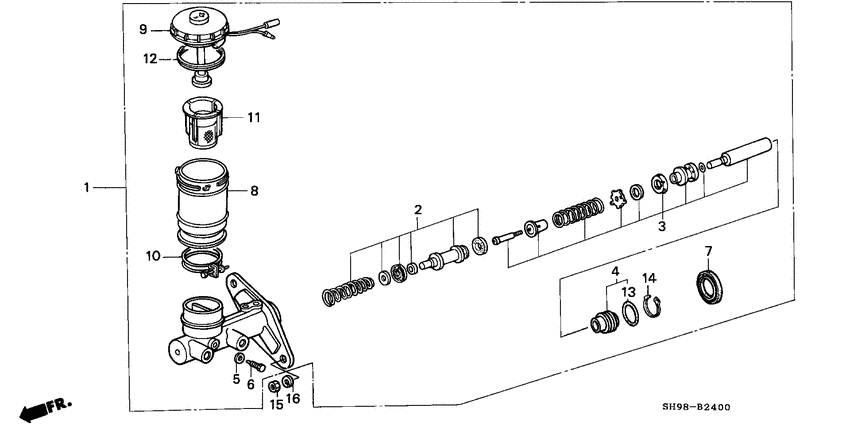 Brake master cylinder