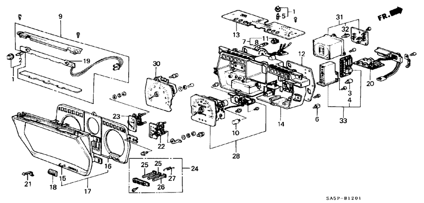 Speedometer component