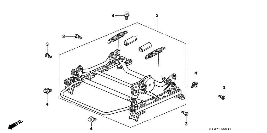 Front seat components