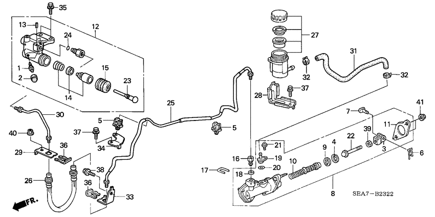 Clutch master cylinder