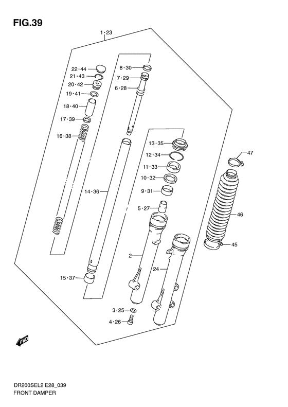 Front damper