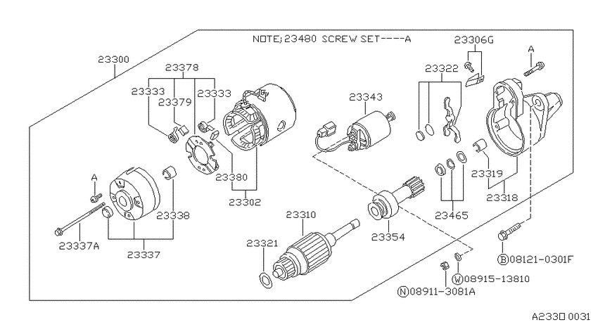 Starter motor