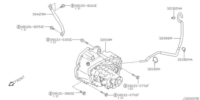 Manual transmission, transaxle & fitting