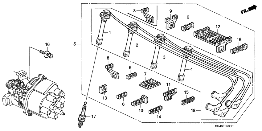 High tension cord/plug