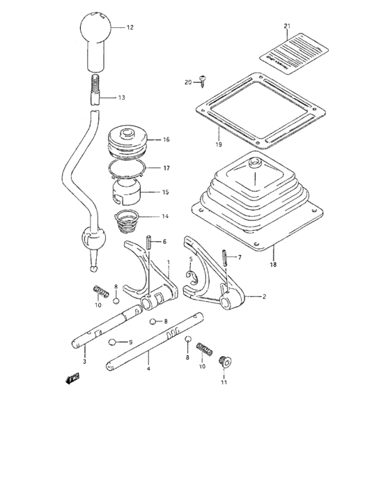 Transfer gear shifting