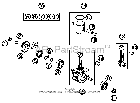 Crankshaft, Piston