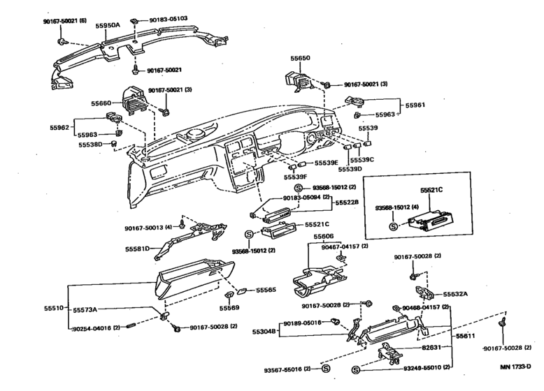 Instrument Panel & Glove Compartment