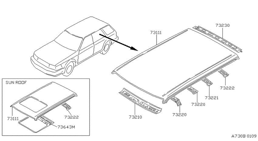 Roof panel & fitting