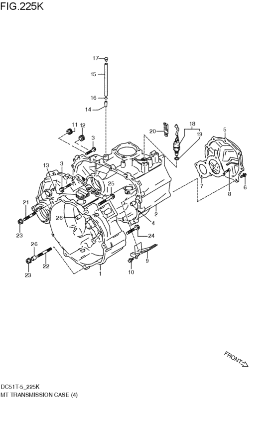 mt - transmission case