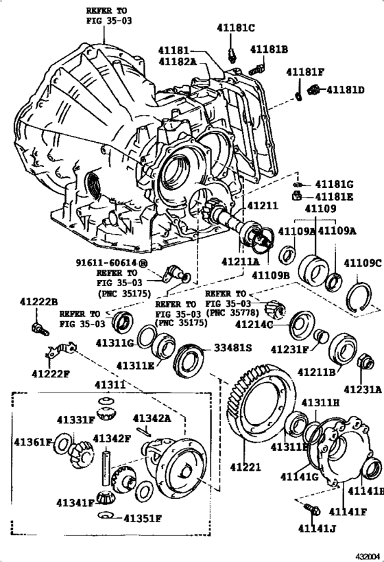 Front Axle Housing & Differential