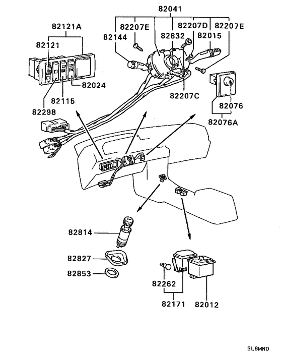 Switch & cigar lighter
