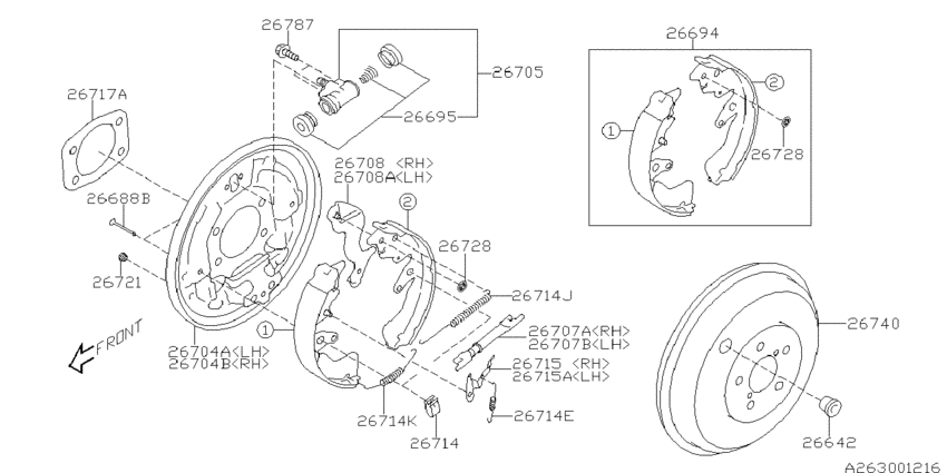 Rear brake