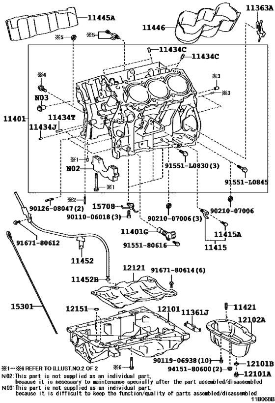 Cylinder Block for 2010 - 2018 Toyota FJ CRUISER GSJ15 | General sales ...