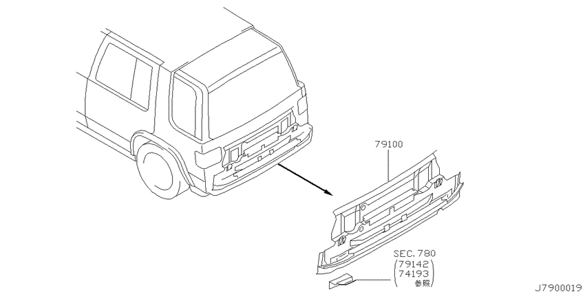 Rear panel & fitting