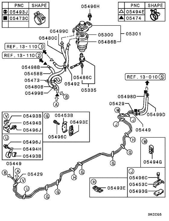 Fuel line & vapor gas control