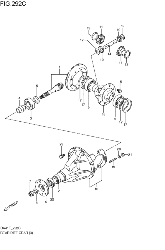 リヤデファレンシャルギヤ