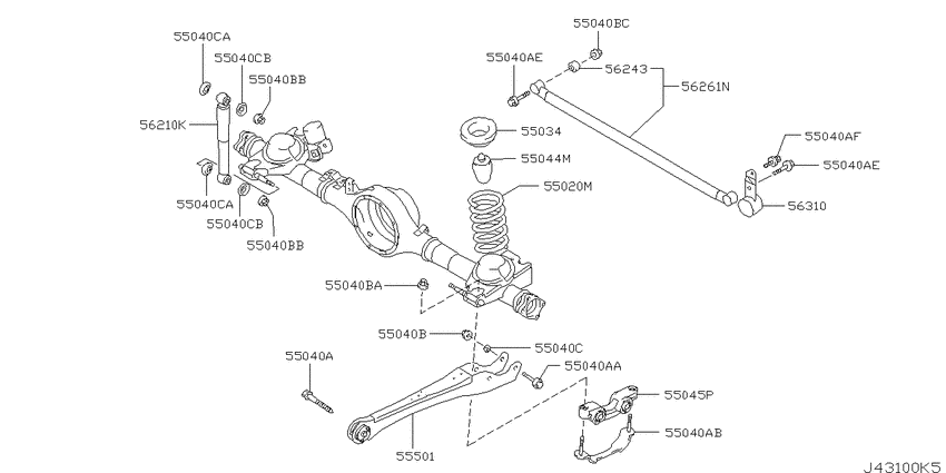 Rear suspension
