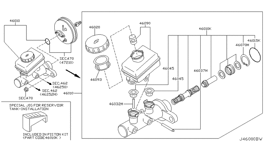 Brake master cylinder