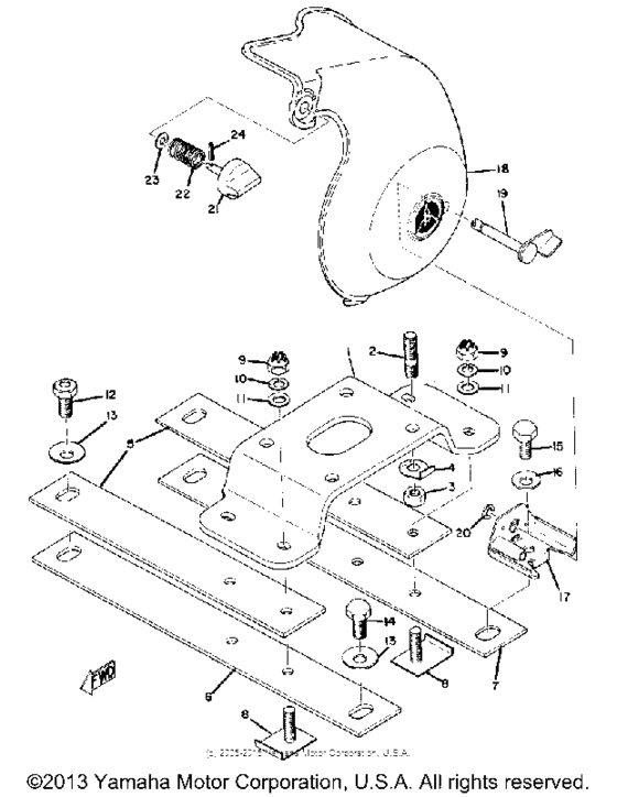 Engine bracket gp