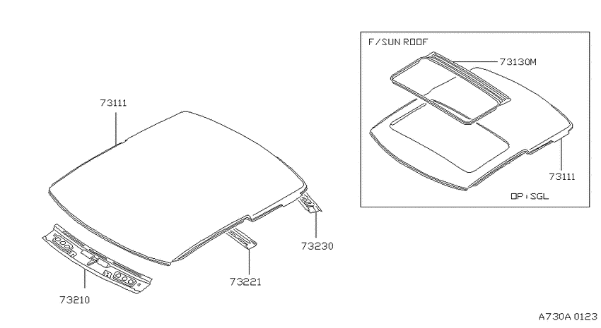 Roof panel & fitting