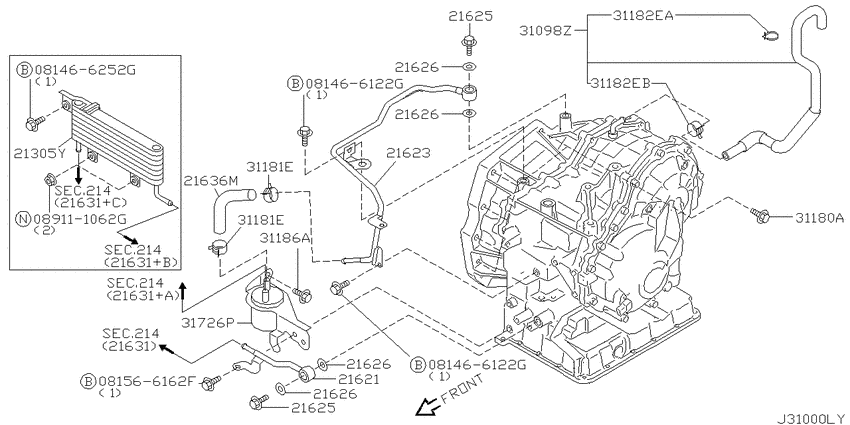 Auto transmission,transaxle & fitting