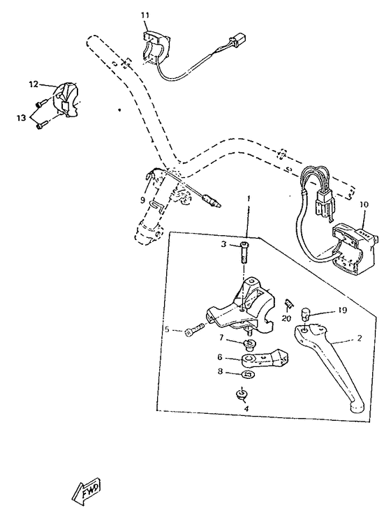 Handle switch & lever