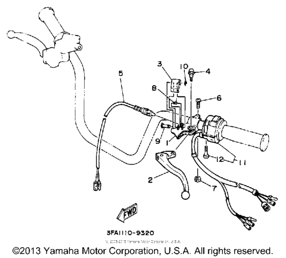 Handle switch-lever
