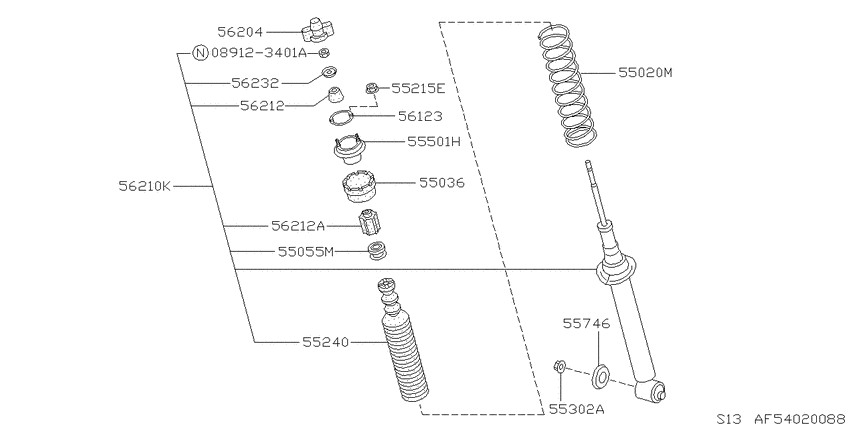 Rear suspension