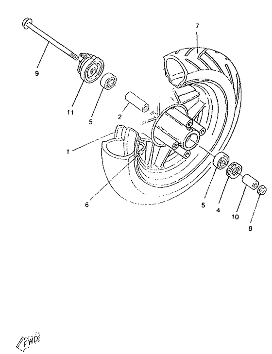 Front wheel