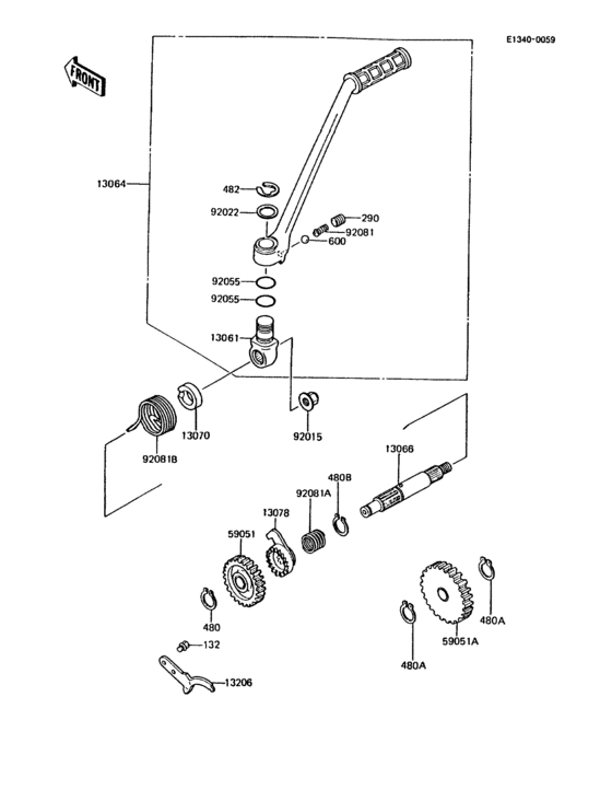 Kickstarter mechanism