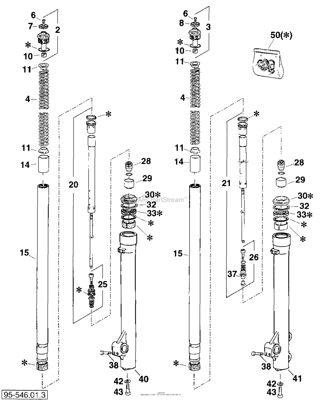 Front Fork Legs Marz.