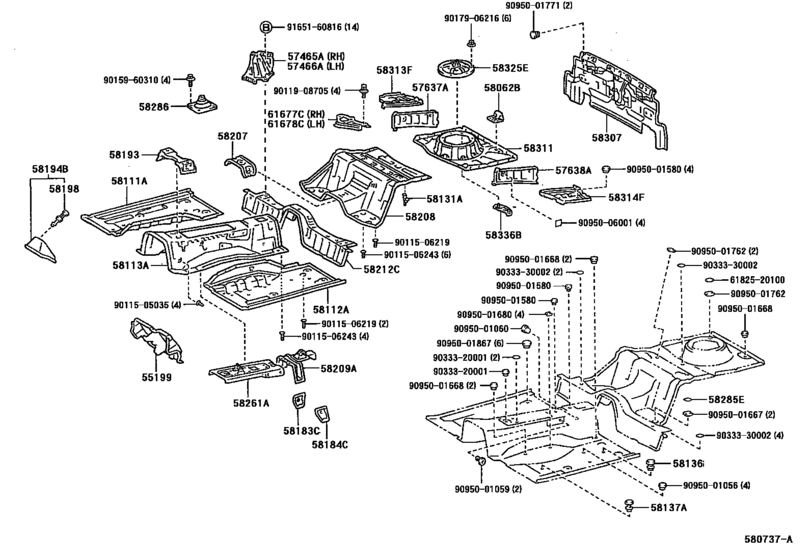 Floor Pan & Lower Back Panel