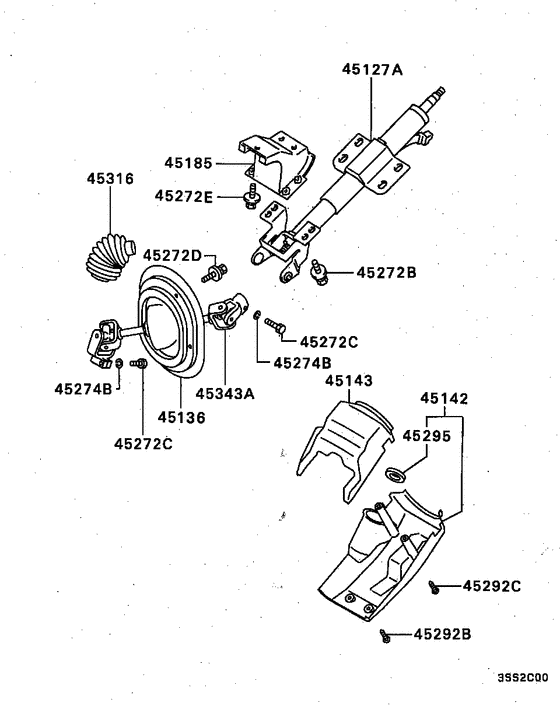 Steering column & cover