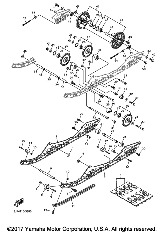 Track suspension 1