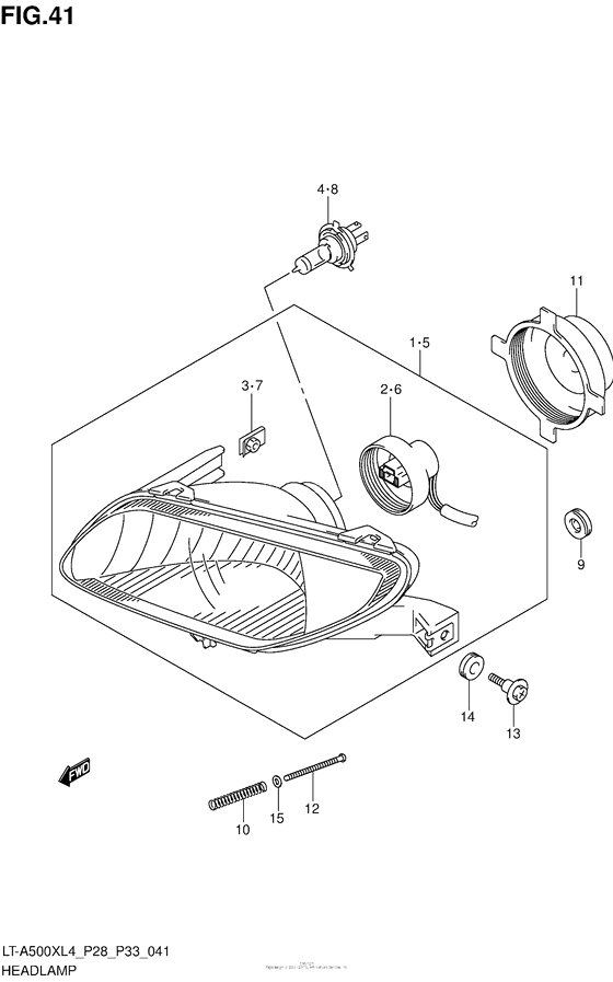 Headlamp (Lt-A500Xzl4 P33)