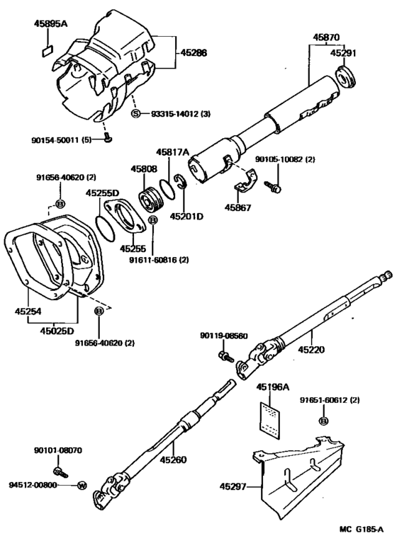 Steering Column & Shaft