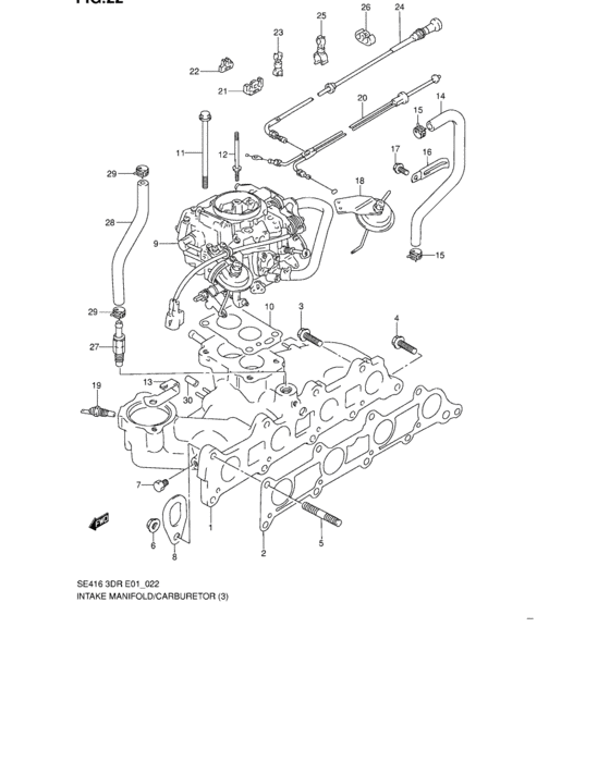 Intake manifold and carburetor