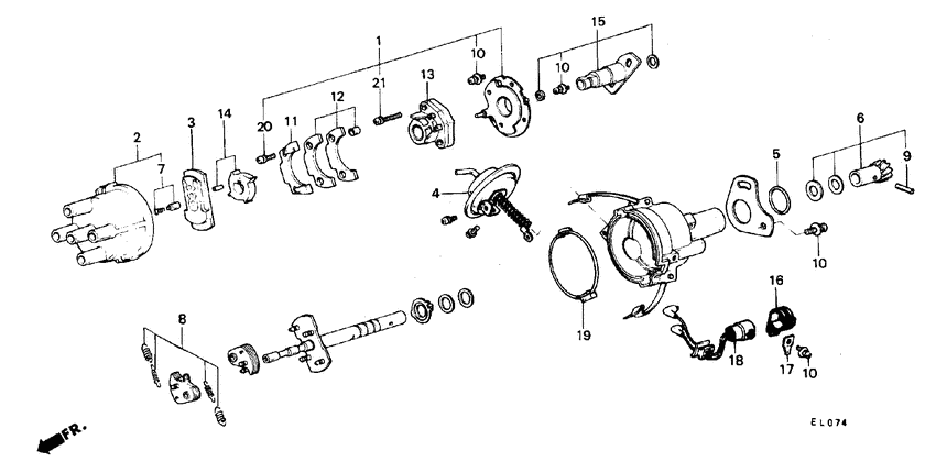 Distributor components