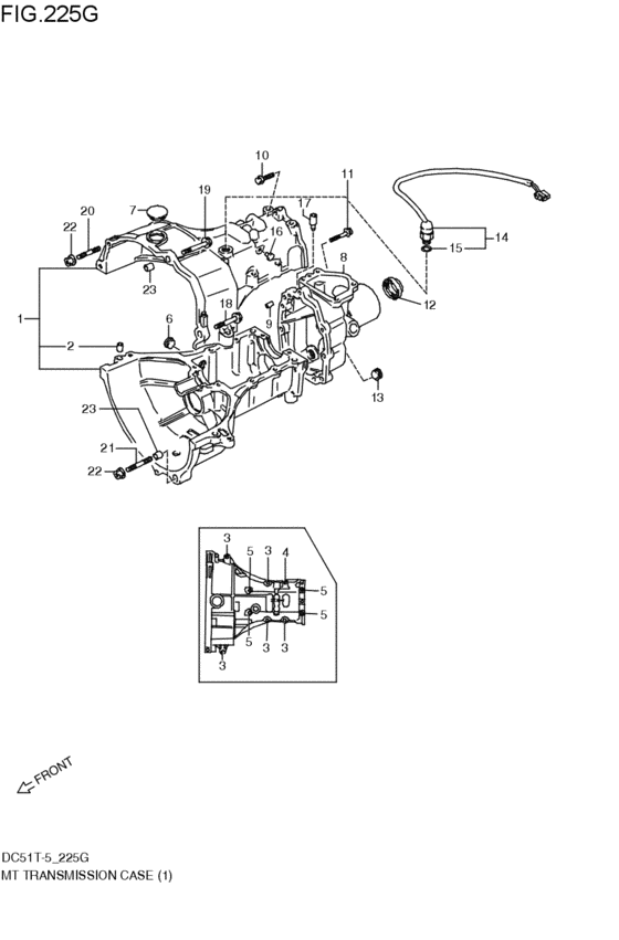 mt - transmission case