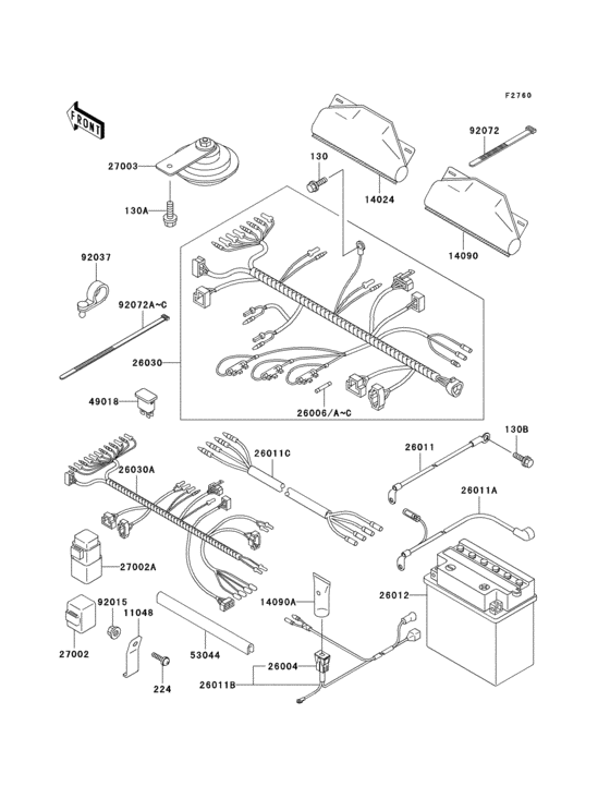 Chassis electrical equipment