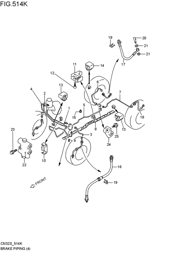 brakes piping