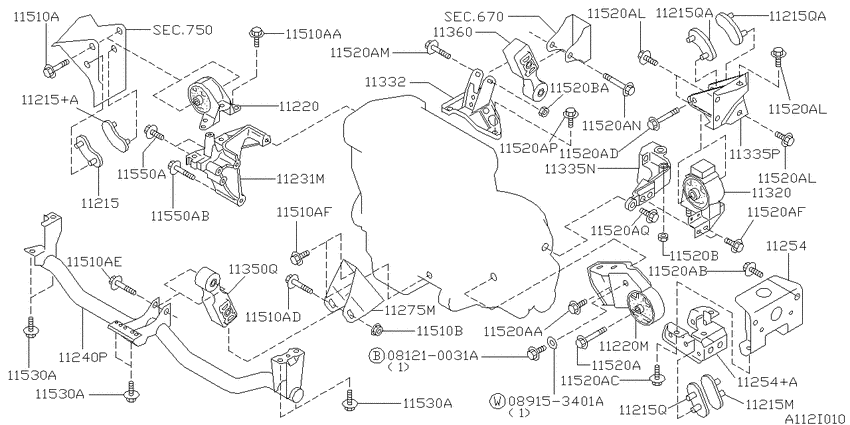 Engine & transmission   mounting