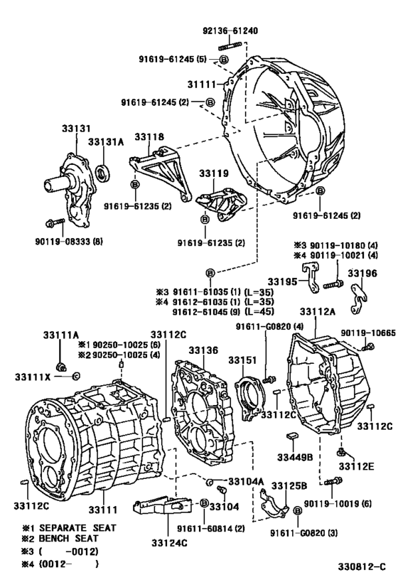 Clutch Housing & Transmission Case (Mtm)