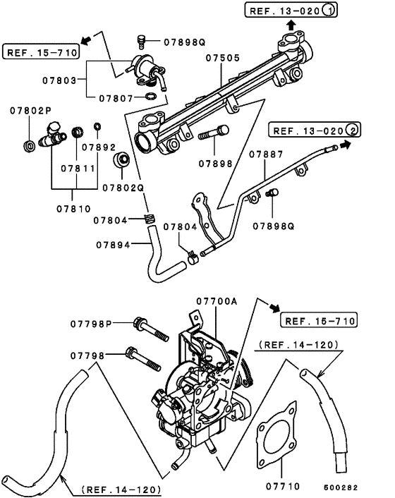Injector & throttle body