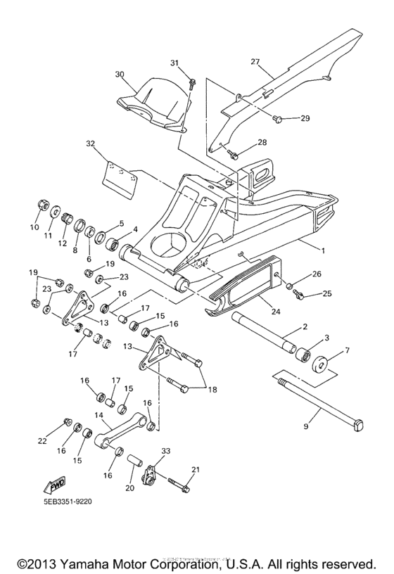 Rear arm & suspension