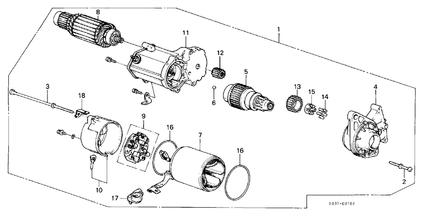 Starter motor