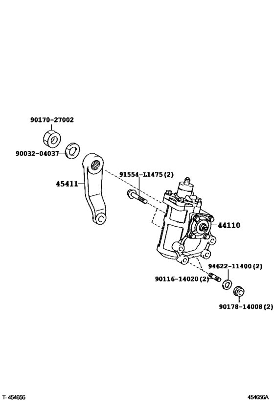 Front Steering Gear & Link