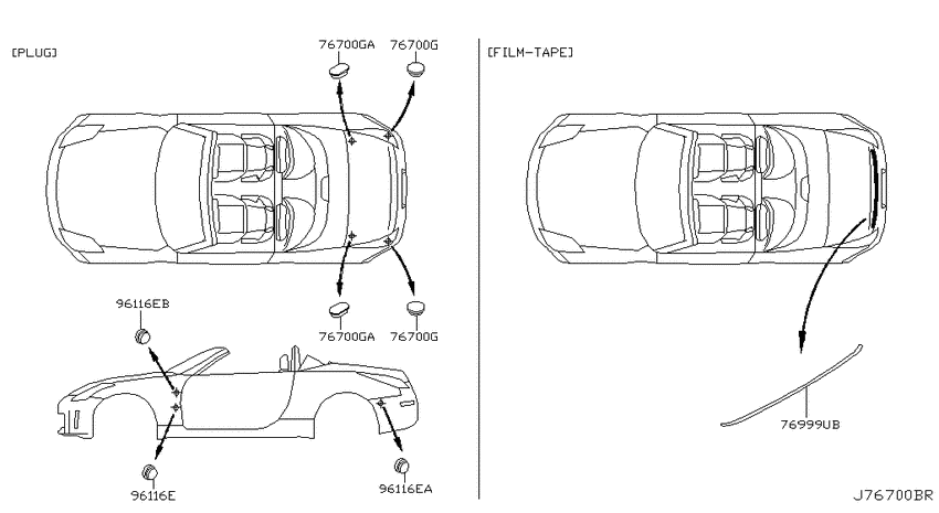 Body side fitting