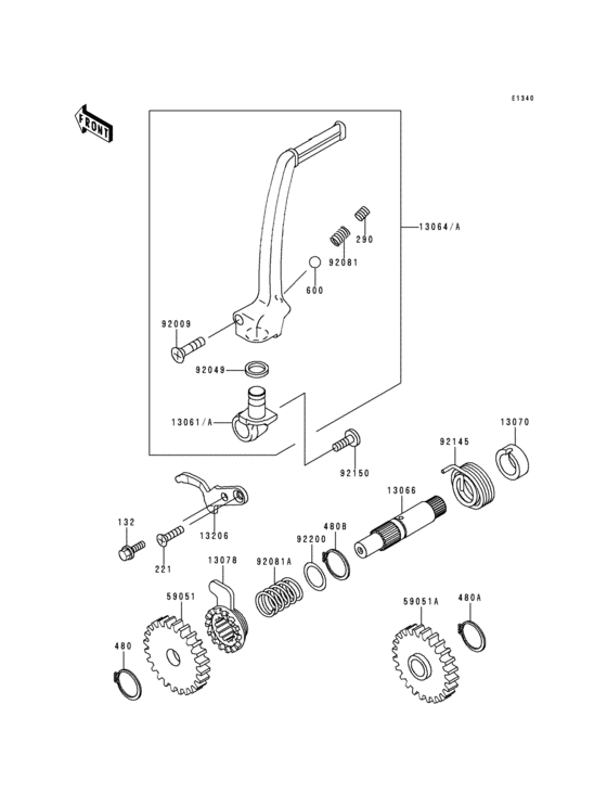 Kickstarter mechanism