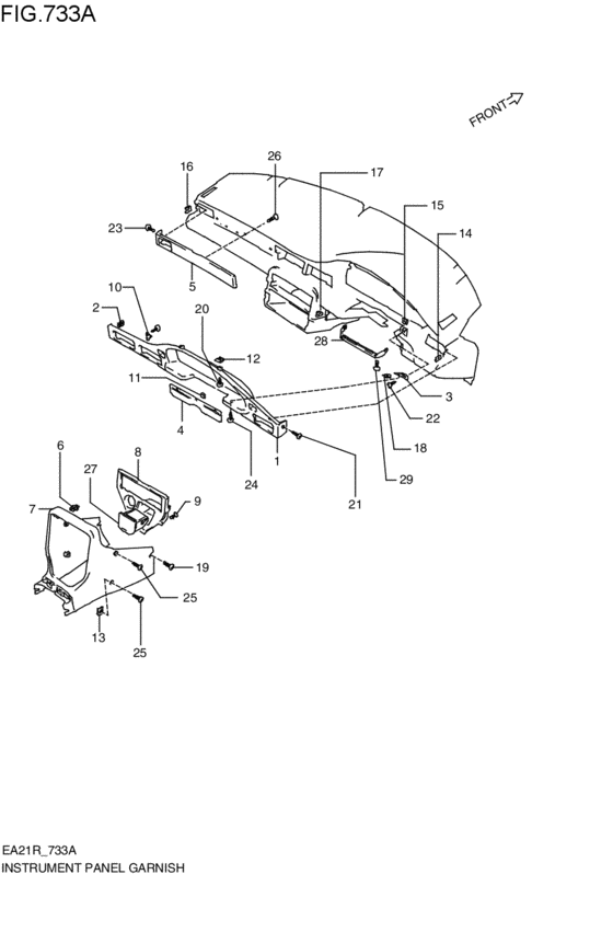 Облицовка приборной панели